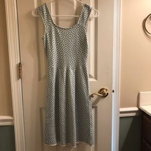 Sleeveless Chevron Dress